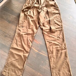 Stylish Brown Trousers with Belt